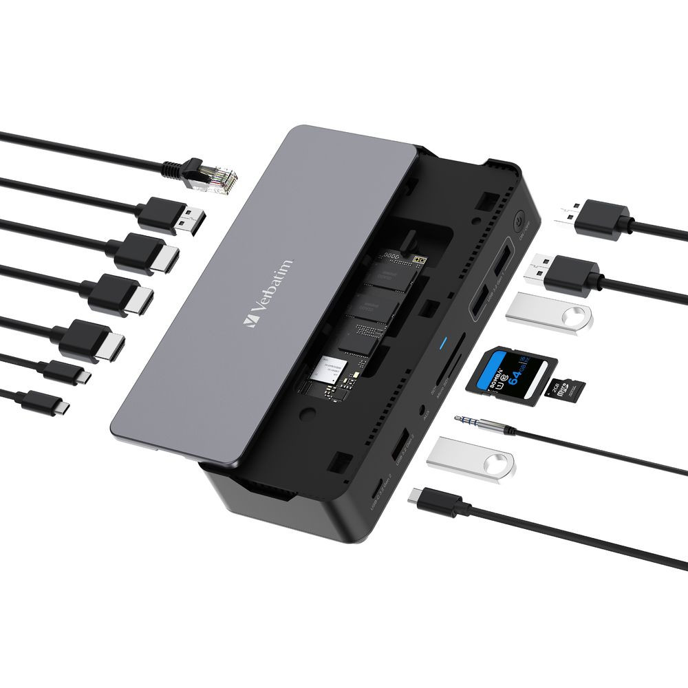USB C 15 IN 1 HDMI SSD INCLUSA PD