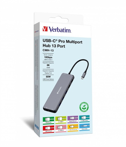 [32153] USB C MULTIP.13 IN 1 HDMI 8K PD 85W