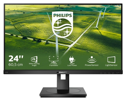 [242B1G00] 23 8 IPS 16 9 FHD 250 NITS HUB USB