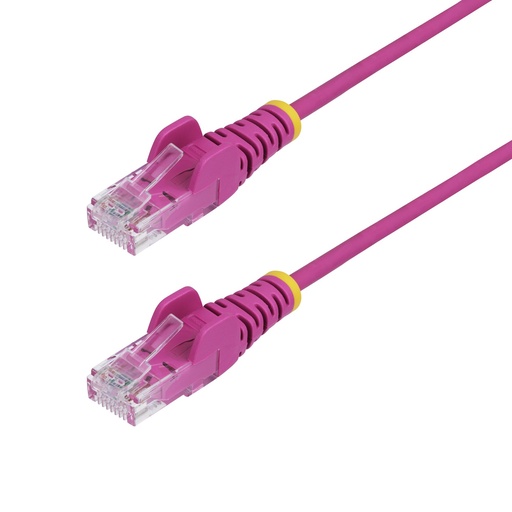 [N6PAT200CMPKS] CAVO SLIM CAT6 ROSA DA 2M