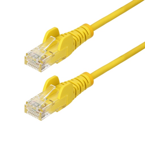 [N6PAT50CMYLS] CAVO SLIM CAT6 GIALLO DA 50M